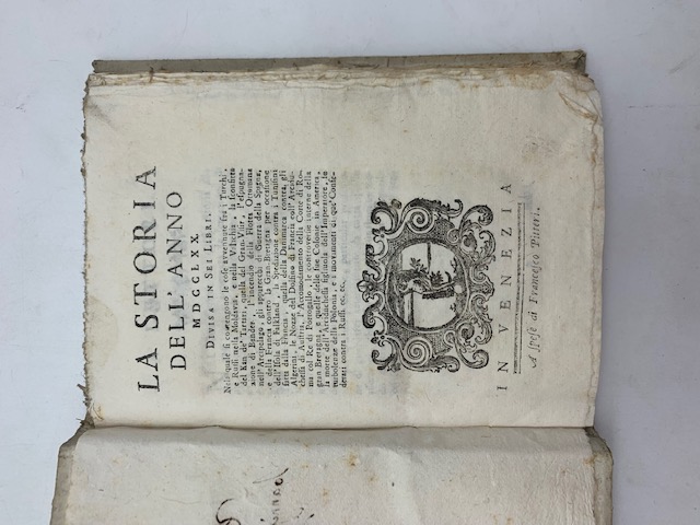 Storia dell'anno MDCCLXX divisa in sei libri